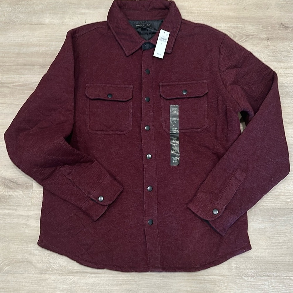 Banana Republic Quilted Shirt Jacket